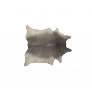 Josephine Grey 5 ft. x 7 ft. Specialty Cowhide Area Rug