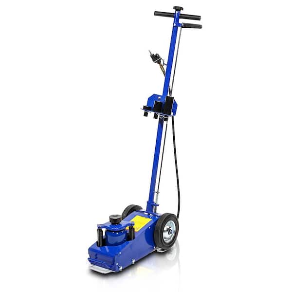 22-Ton Blue Air Hydraulic Steel Floor Lift Jack