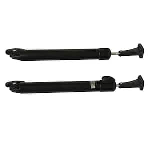 Touch'n Hold Smooth Dual Kit (Black) - Heavy Duty Pneumatic Door Closer for Storm, Screen and Security Doors
