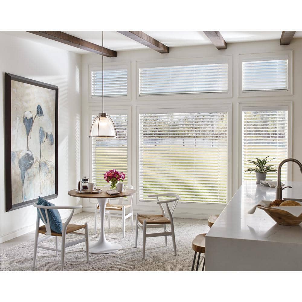 Installed Wood Blinds