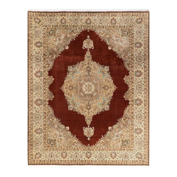 Solo Rugs Mogul One-of-a-Kind Traditional Red 8 ft. 1 in. x 10 ft. 2 in. Oriental Area Rug
