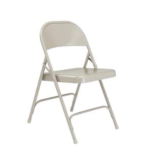 50 Series Grey All-Steel Folding Chair (4-Pack)
