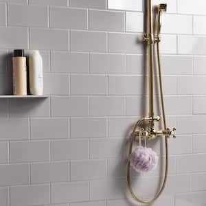 Gondola Cotton White 3.93 in. x 7.87 in. Polished Ceramic Wall Tile (10.76 sq. ft./Case)