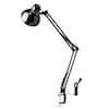 Globe Electric 32 in. Multi-Joint Metal Clamp Black Desk Lamp 56963 - The  Home Depot