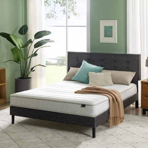 Twin Medium Quilted Top 6 in. Foam and Spring Hybrid Mattress