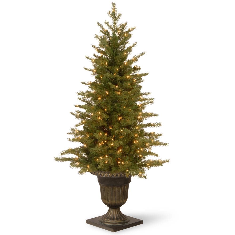 Nordic Spruce 9.6' Green Artificial Christmas Tree with 100 Clear/White Lights -  The Holiday Aisle®, PENS1-306-40