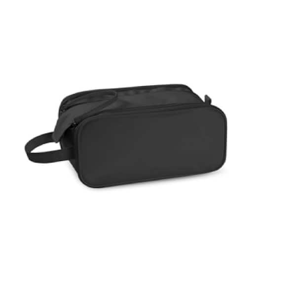 heavy duty black vinyl mesh toiletry travel bag HOTOR Hanging Women Men Essentials The vertical design holds all of you toiletry bottles such as shampoo Protege Unisex Travel Toiletry Bag,