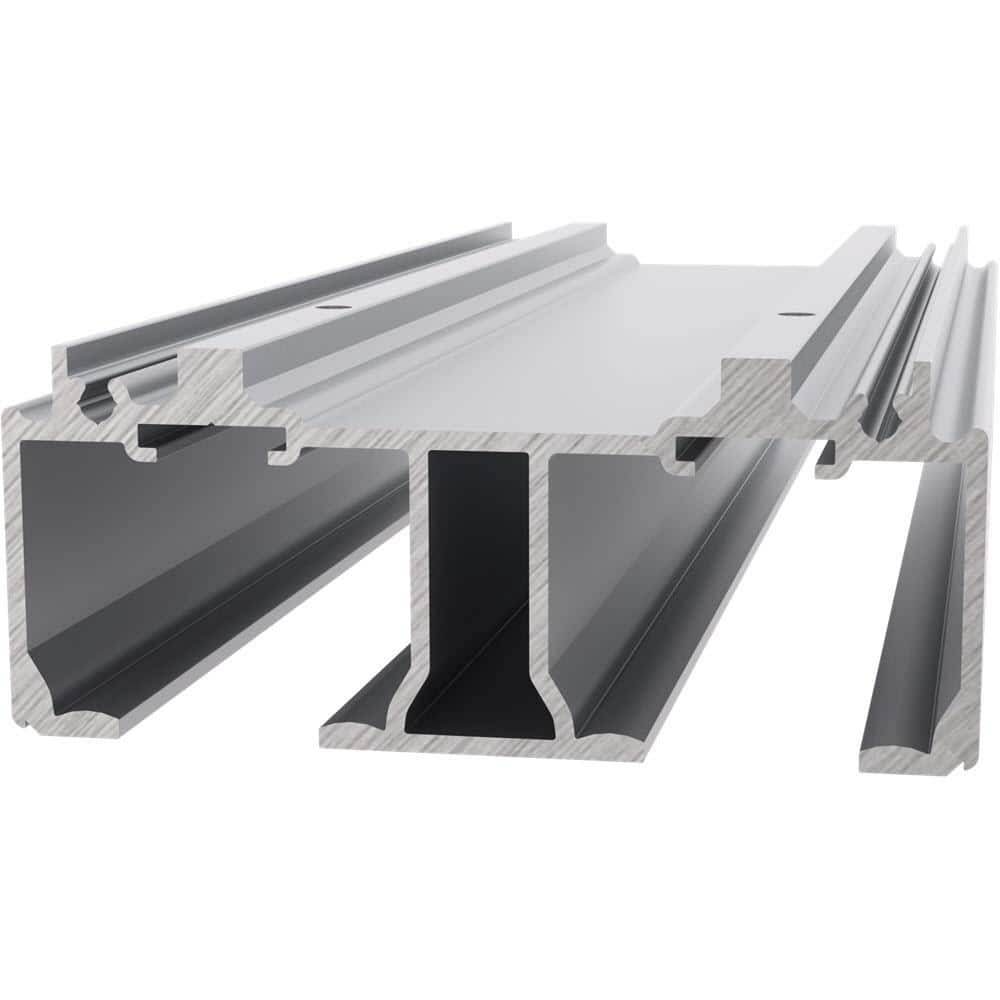 72 in. Natural Anodized Aluminum Top Mount Double Combo Kit for 1-3/4 in. Thick Doors price history on PriceWatchPro