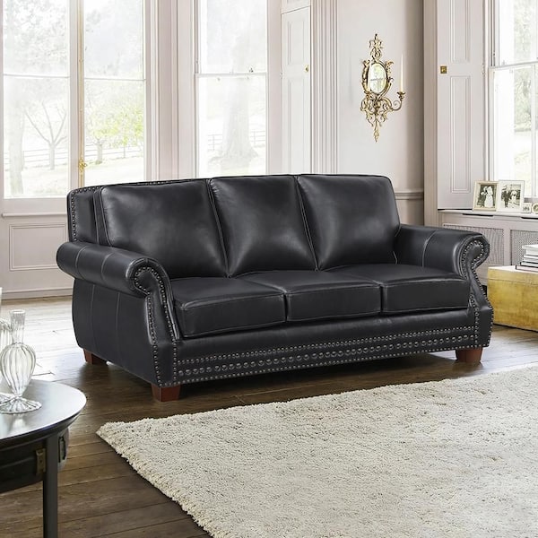 Lazzara Martina 86 in W Rolled Arm Rectangle 2-Piece Living Room
