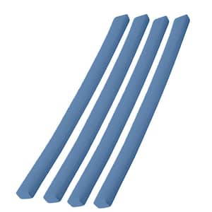 Liberty 2 in. x 4 in. x 46 in. Barrier Blue Pool Noodle Float (4-Pack)