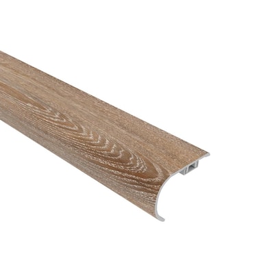 XL Tidal Pool 1-9/16 in. T x 2-3/16 in. W x 72-13/16 in. L Vinyl Overlap Stair Nose Molding