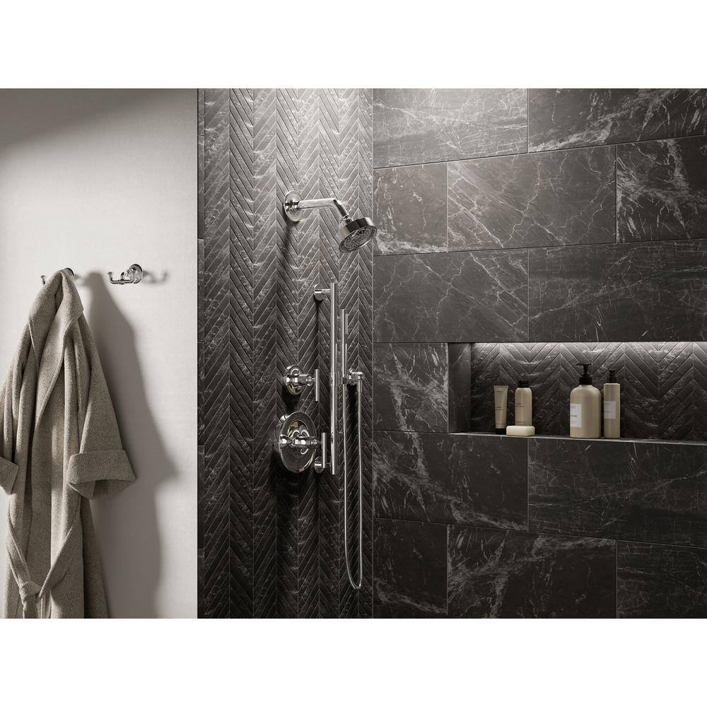 Vibrant Gold Double Wall Mounted Robe Hook