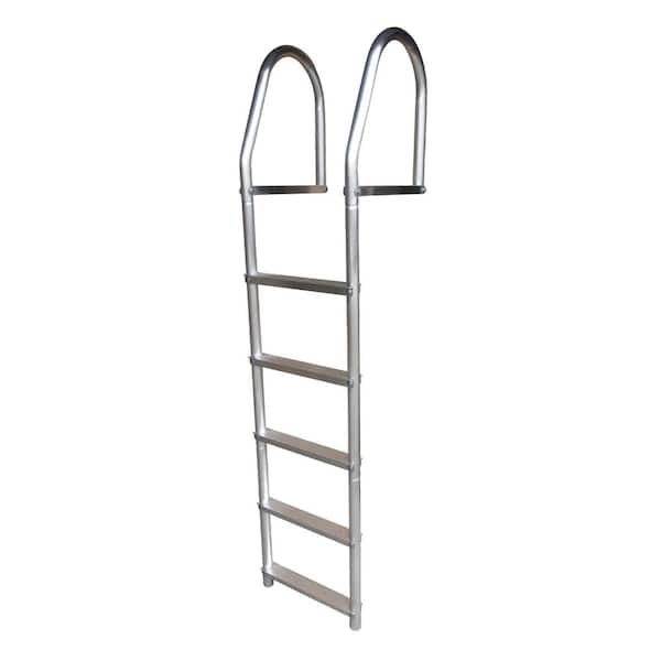 Dock Edge Dock Ladder 5-Step Standard Straight Aluminum Dock Ladder