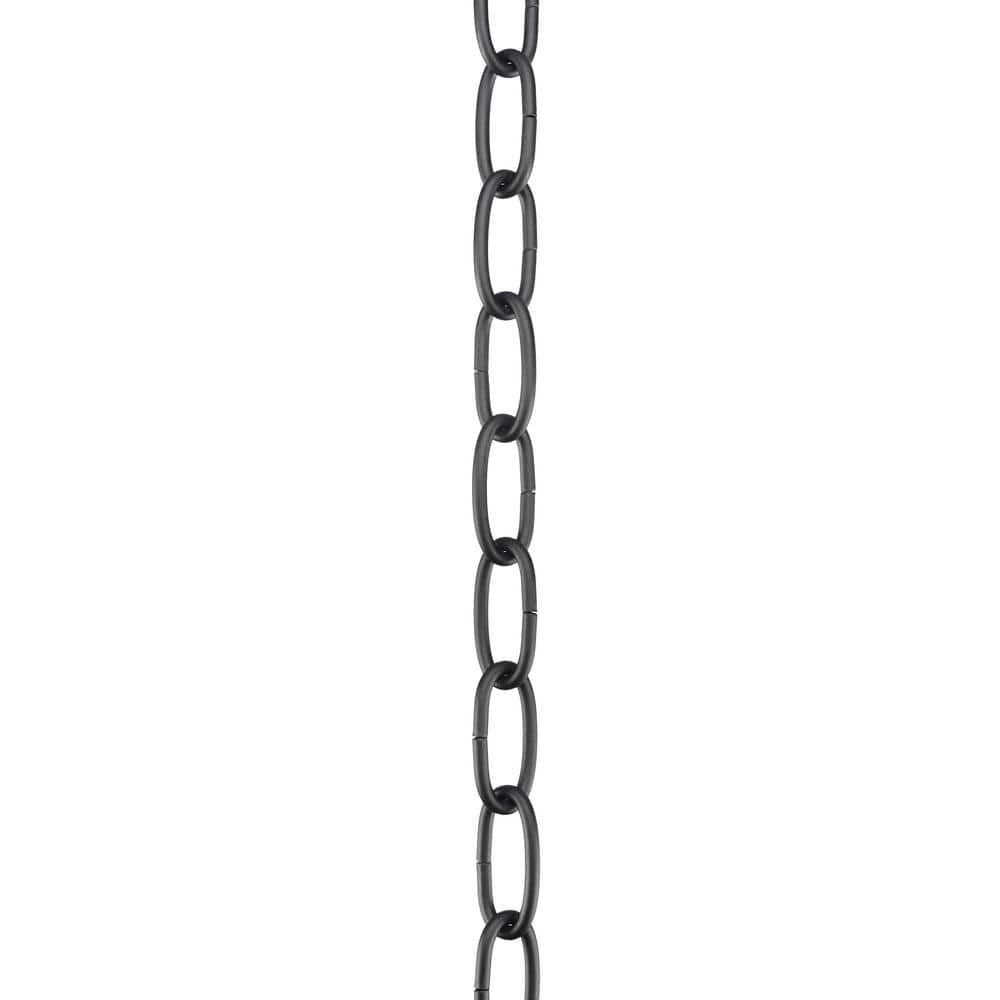 3-Foot Black Heavy Duty Steel Chain for Hanging Fixtures