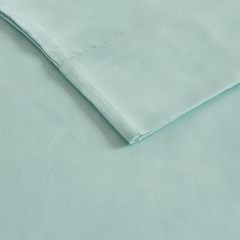 White Twin Deep Pocket Cotton Microfiber Sheet Set