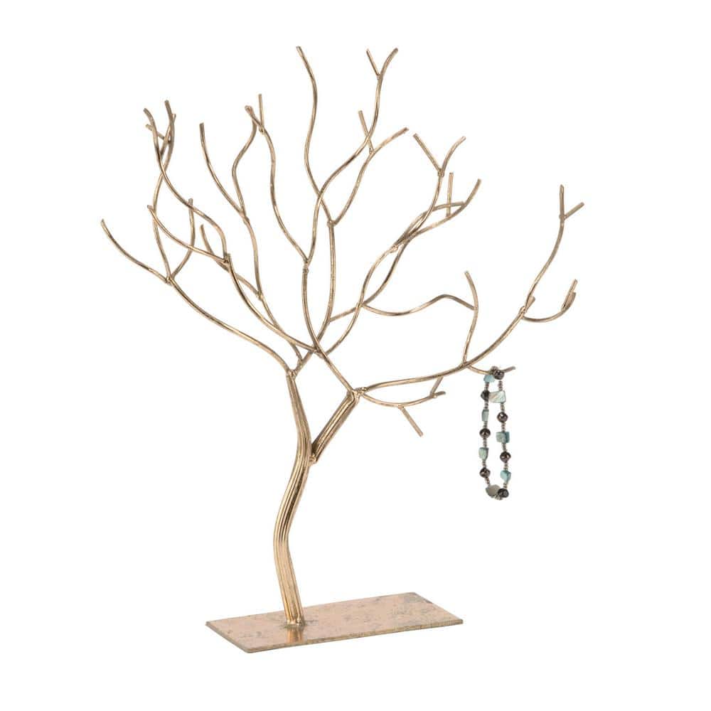 14.9 in. Gold Metal Jewelry Tree price history on PriceWatchPro