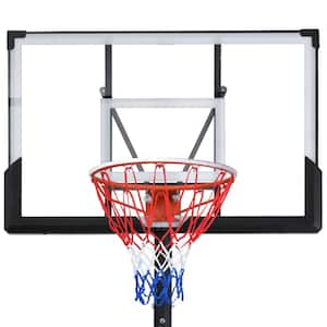 Portable Outdoor Basketball Hoop Basketball System 4.76-10 ft. Height Adjustable Super Bright to Play at Night Good Gift