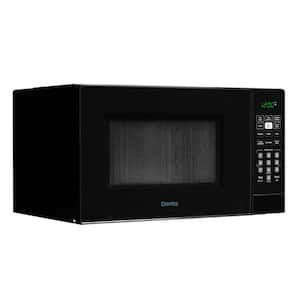 20.56 in. 1.1 cu. ft. Countertop Microwave in Black with Auto Cook, Express Cook, Child Safety Lock