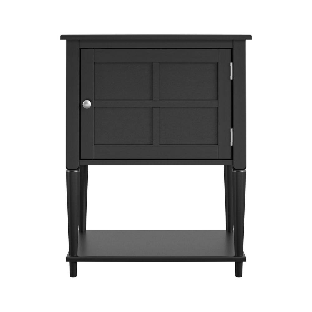 Ameriwood Home 28.3 in. Black Accent Table HD34066 The Home Depot