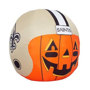 New Orleans Saints Halloween Inflatable Jack-O' Helmet