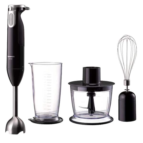 Panasonic Hand-Held Immersion Blender Set in Black