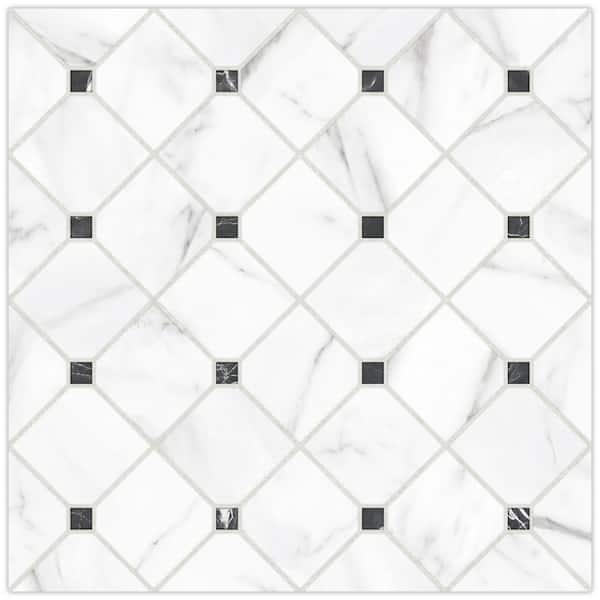 Merola Tile Tuscany Siena 9 in. x 9 in. Porcelain Floor and Wall Take Home Tile Sample