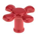 3-1/16 in. (78 mm) Red Eclectic Forged Iron Cabinet Knob