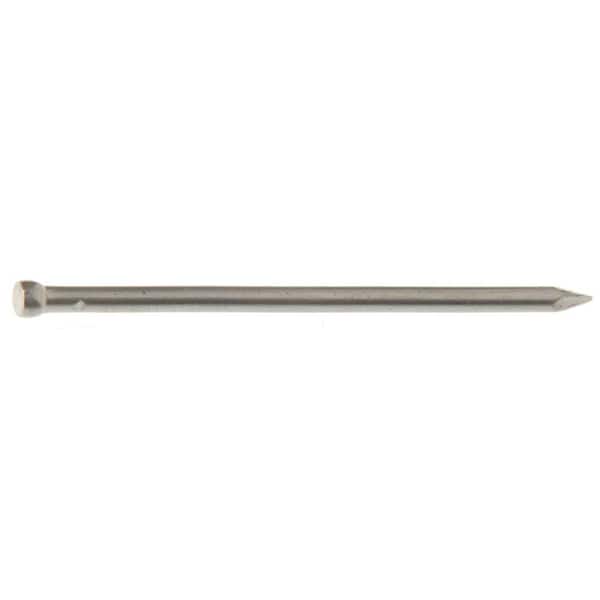 Grip-Rite 2-1/2 in. x 12-Gauge 8-penny 304 Stainless Steel Finish Nails 1 lb. Box