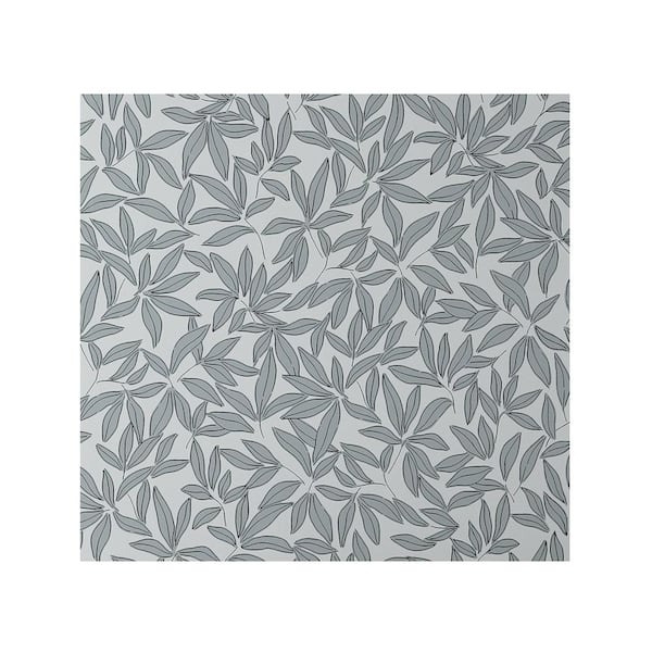 The Company Store Scattered Leaf Silver Non-Pasted Wallpaper Roll (covers approx. 52 sq. ft.)