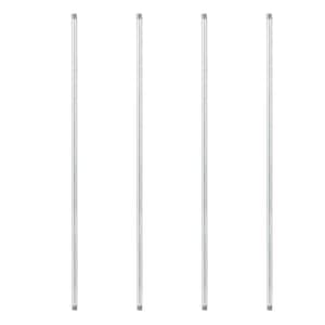 1/2 in. x 4 ft. Galvanized Steel Pipe (4-Pack)
