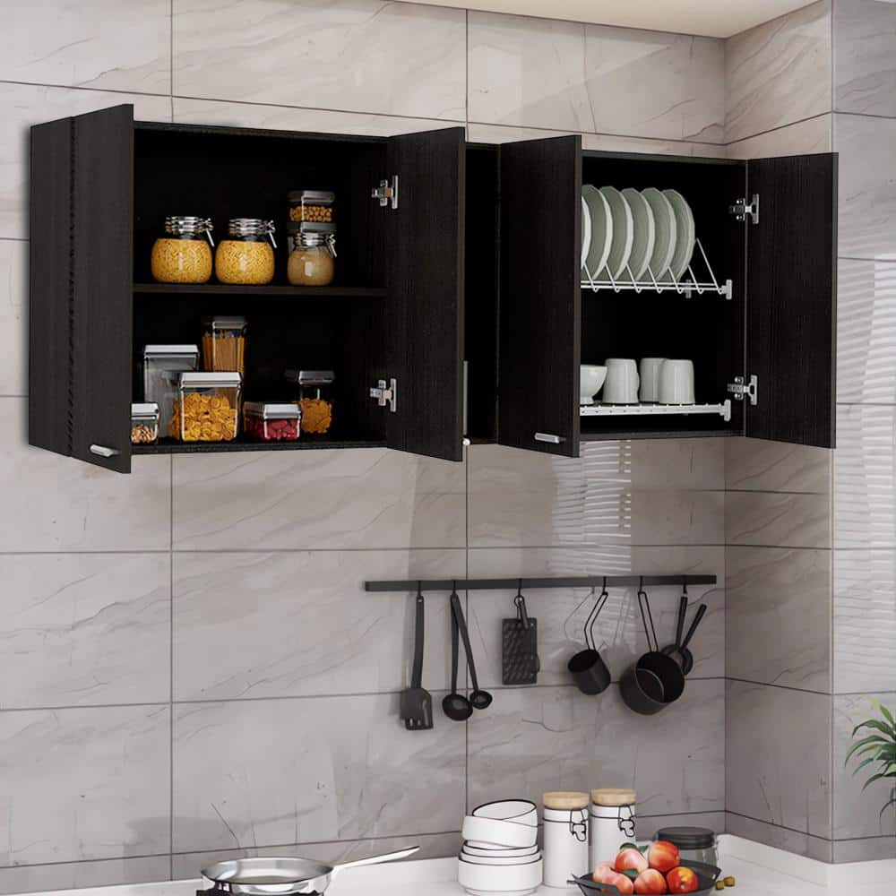 59.05 in. W x 12.4 in. D x 23.62 in. H kitchen Bathroom Storage Wall Cabine