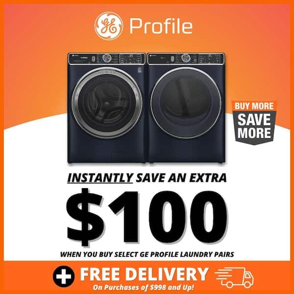 Profile 7.8 cu. ft. Capacity Smart vented Front Load Gas Dryer in Carbon Graphite with Quick Dry, Steam & Sanitize Cycle