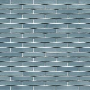 Linden Blue Smoke 2 in. W x 10 in. L Glossy Ceramic Wall Tile (7.29 sq. ft./Case)