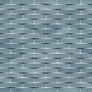 Linden Blue Smoke 2 in. x 10 in. Glossy Porcelain Wall Tile (7.29 sq. ft./Case)