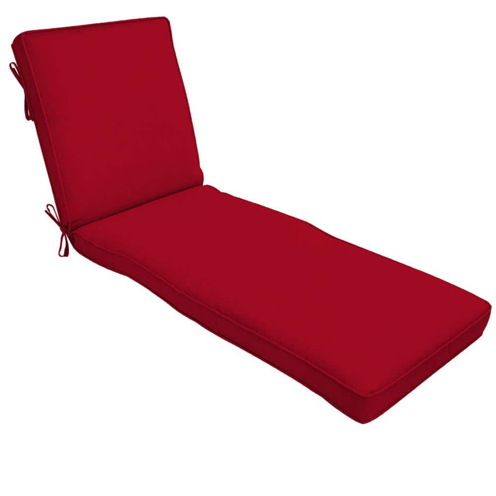 Home Decorators Collection 22 X 74 Sunbrella Spectrum Cherry Outdoor   Home Decorators Collection Chaise Lounge Cushions Ah26380b D9d1 64 1000 