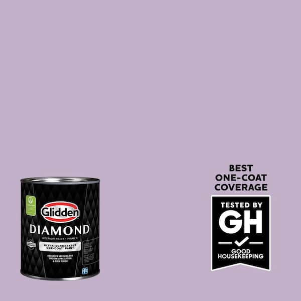 Glidden Diamond 1 qt. PPG1176-4 Purple Essence Satin Interior