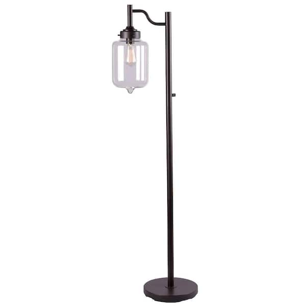 Casey 57 in. Bronze Arc Floor Lamp