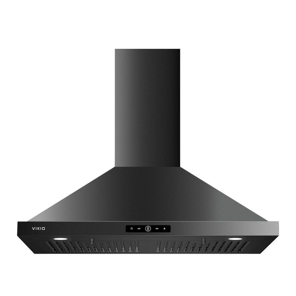 30 in. 500 CFM Convertible Wall Mount Range Hood in Black Stainless Steel with LED Lighting, Contactless Gesture Control price history on PriceWatchPro