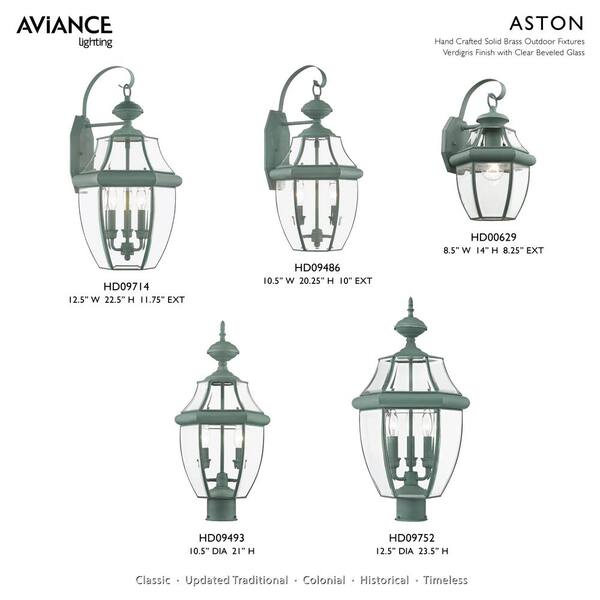 Livex Lighting Monterey 60-Watt 21.5-in Bronze Traditional Post Light Livex Lighting Monterey 60-Watt 21.5-in Bronze Traditional Post Light