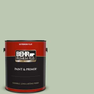 1 gal. #440E-3 Topiary Tint Flat Exterior Paint & Primer
