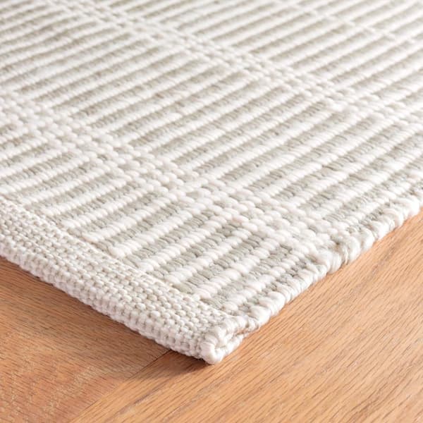 Marlo Handwoven Platinum 3 ft. x 8 ft. Outdoor Runner Rug