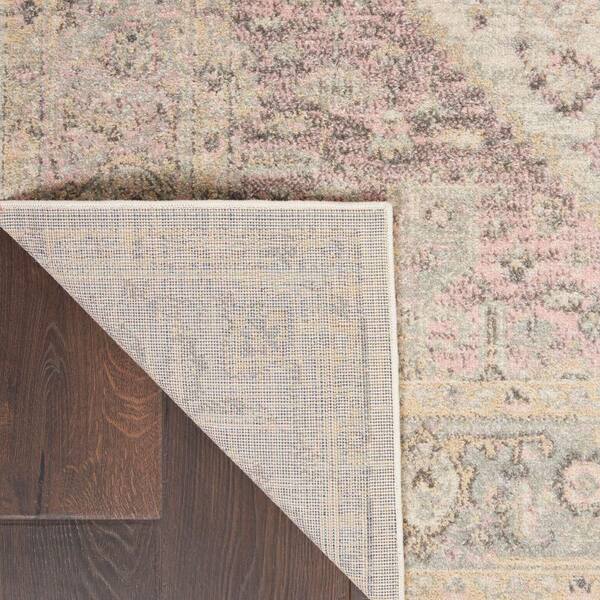 Nourison Tranquil Ivory/Pink 6 ft. x 9 ft. Persian Vintage Area Rug - image 5