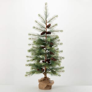 50 " Artificial Small Black Hill Pine Christmas Tree