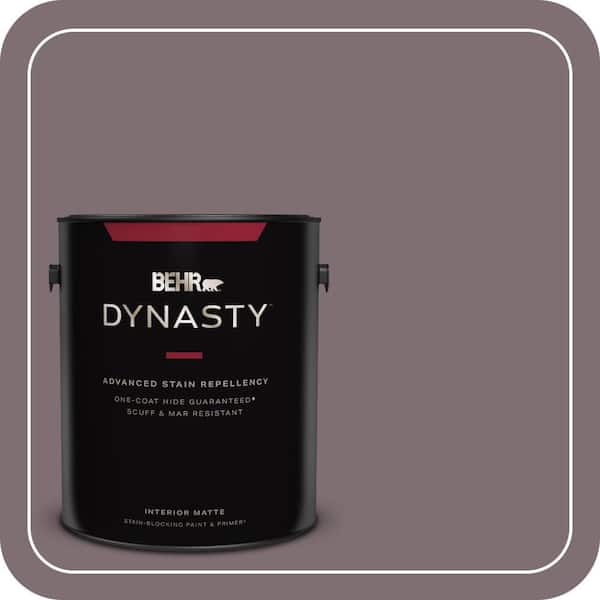 1 gal. #N110-5 Royal Raisin One-Coat Hide Matte Interior Stain-Blocking Paint & Primer