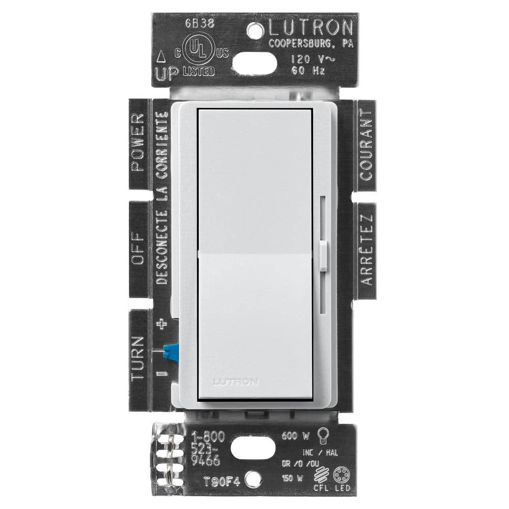 Diva LED+ Dimmer Switch for Dimmable LED and Incandescent Bulbs, 150-Watt/Single-Pole or 3-Way, Mist (DVSCCL-153P-MI) price history on PriceWatchPro