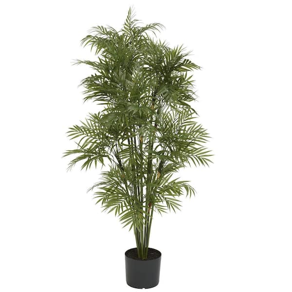 Nearly Natural 4 ft. Artificial Plastic Parlor Palm Tree