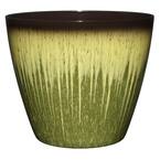 Vogue 8 in. Willow Green Resin Planter