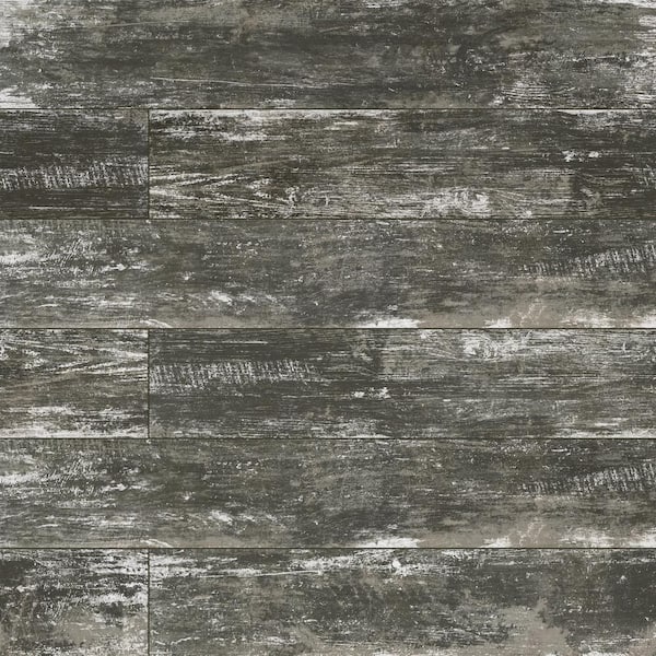 MSI Vintage Silver 8 in. x 36 in. Matte Porcelain Wood Look Floor and Wall Tile (14 sq. ft./Case)