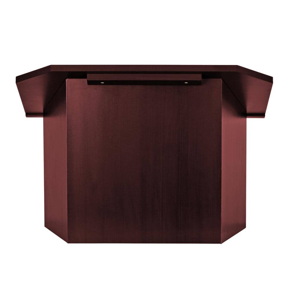 Mahogany Foldable Tabletop Presentation Lectern with Storage