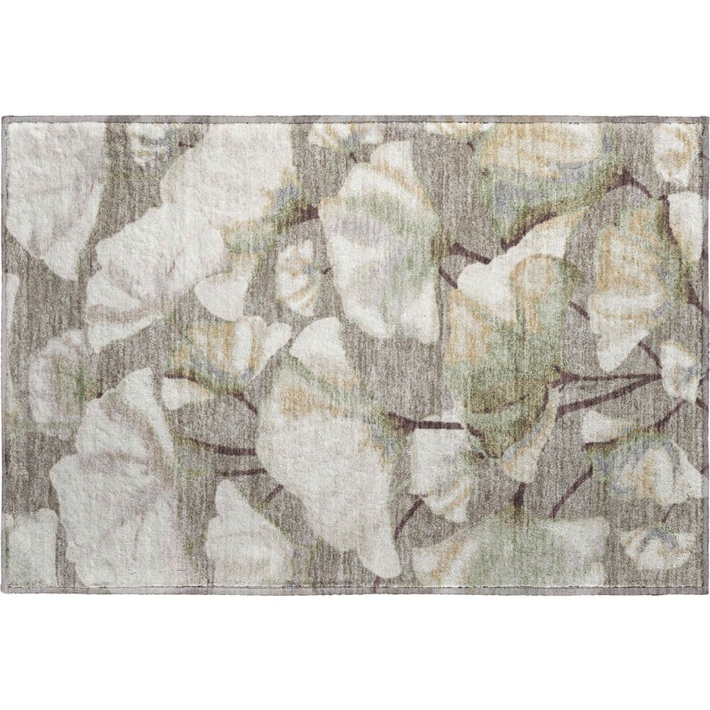Mayfield Premium Machine Washable Abstract AMF2405 Taupe 2 ft. x 3 ft. Accent Rug price history on PriceWatchPro